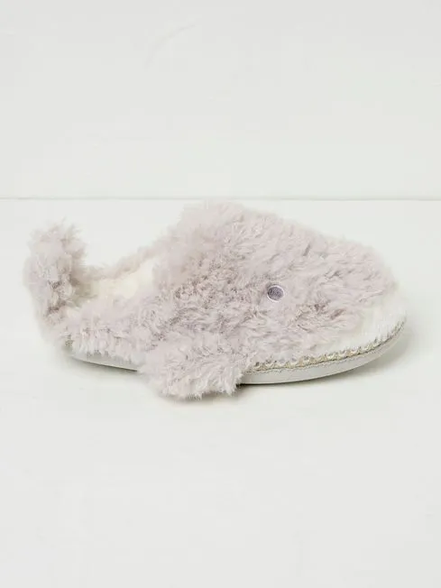 Women Fatface Loungewear Wynn Light Grey Wynn Whale Slippers Women Fatface Loungewear Wynn Light Grey Wynn Whale Slippers
