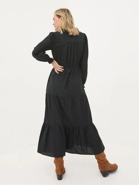 Women Fatface Maxi Dresses Dahlia Black Maxi Dress