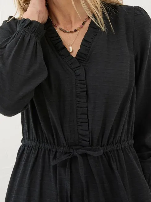Women Fatface Maxi Dresses Dahlia Black Maxi Dress