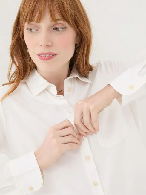 Women Fatface Shirts and Blouses Olivia White 100 Cotton Shirt Women Fatface Shirts and Blouses Olivia White 100 Cotton Shirt