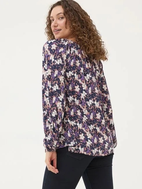 Women Fatface Tops and TShirts Lily Multi Floral Top Women Fatface Tops and TShirts Lily Multi Floral Top