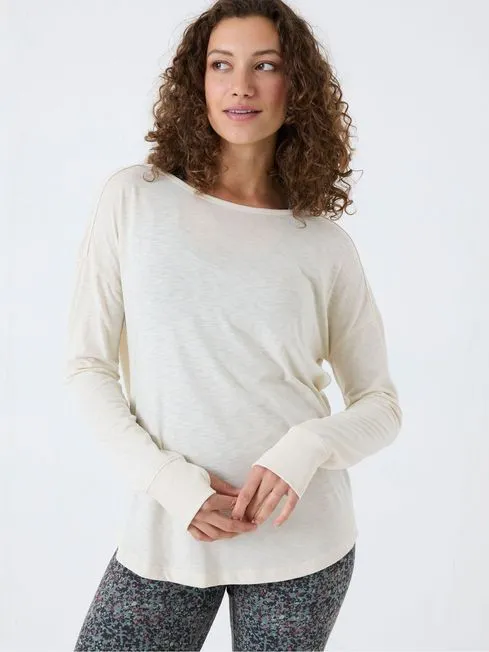 Women Fatface Tops and TShirts Natural Cotton Blend Gio Top
