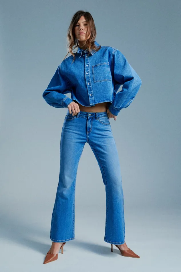 Women Flare Jeans Bardot Daxton Low Boot Leg Jeans In Dark Denim Dark Denim Women Flare Jeans Bardot Daxton Low Boot Leg Jeans In Dark Denim Dark Denim