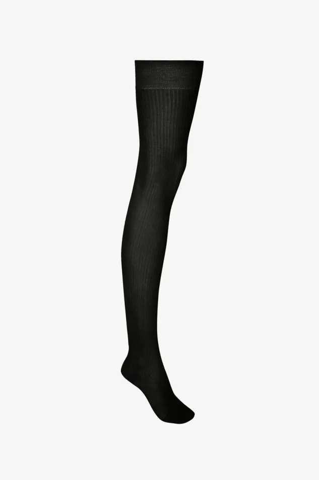 Women Gifts Victoria Beckham Over The Knee Socks In Black