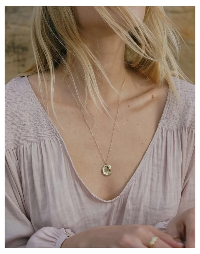 Women Goldeluxe Jewelry Looking Glass Necklace Brass Madewell Necklaces Women Goldeluxe Jewelry Looking Glass Necklace Brass Madewell Necklaces