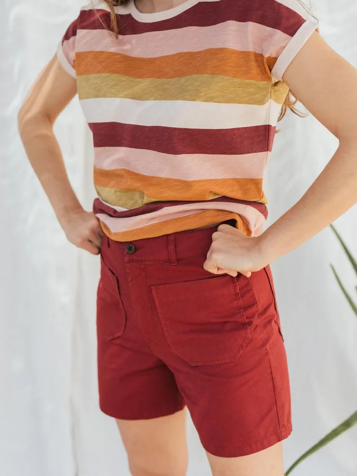 Women Guanaja 8211 Fired Brick TWOTHIRDS Shorts