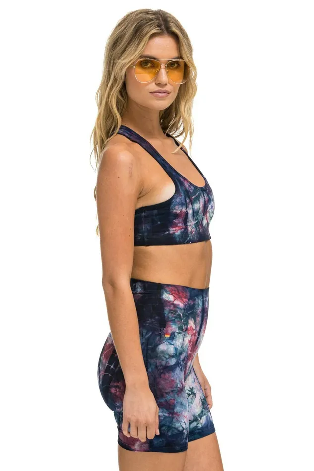Women HAND DYED SPORTS BRA 8211 TIE DYE MULTI Aviator Nation SportsBras Women HAND DYED SPORTS BRA 8211 TIE DYE MULTI Aviator Nation SportsBras