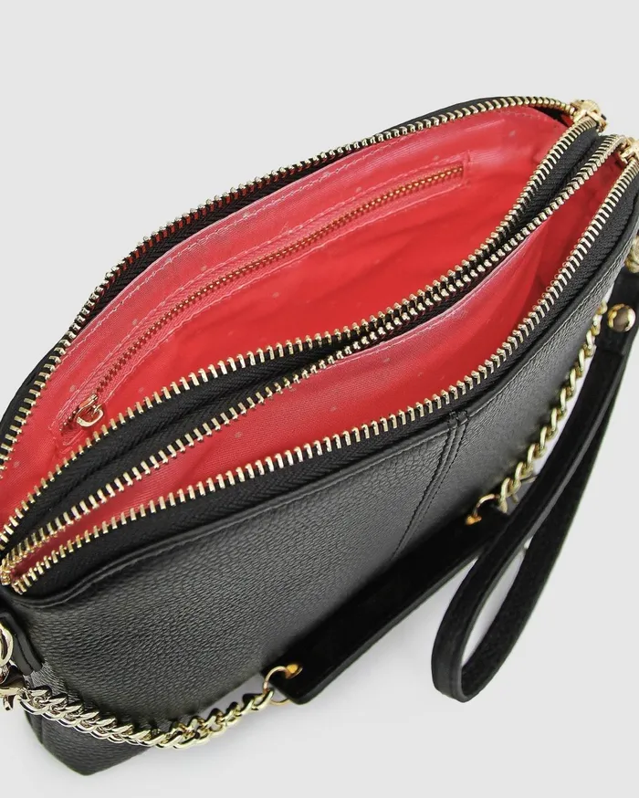 Women Handbags Belle and Bloom Honey Honey CrossBody Bag 8211 Black
