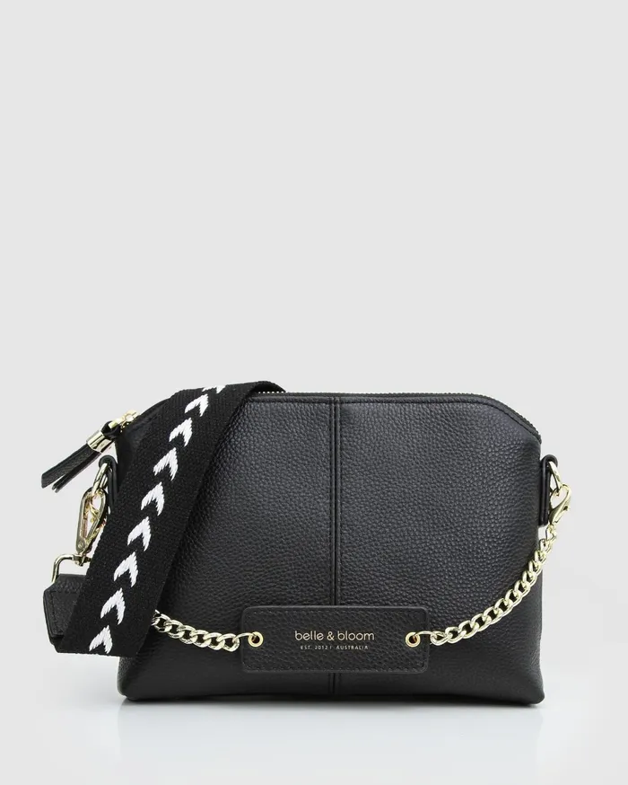 Women Handbags Belle and Bloom Honey Honey CrossBody Bag 8211 Black