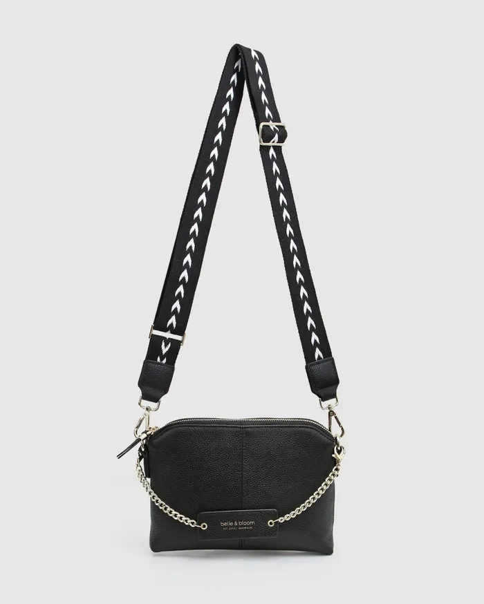 Women Handbags Belle and Bloom Honey Honey CrossBody Bag 8211 Black