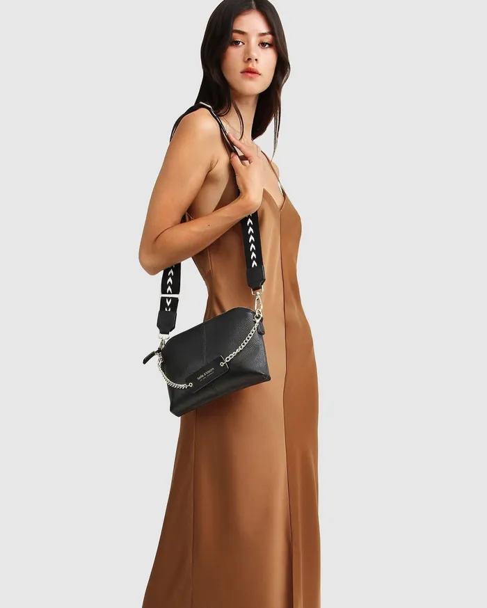 Women Handbags Belle and Bloom Honey Honey CrossBody Bag 8211 Black