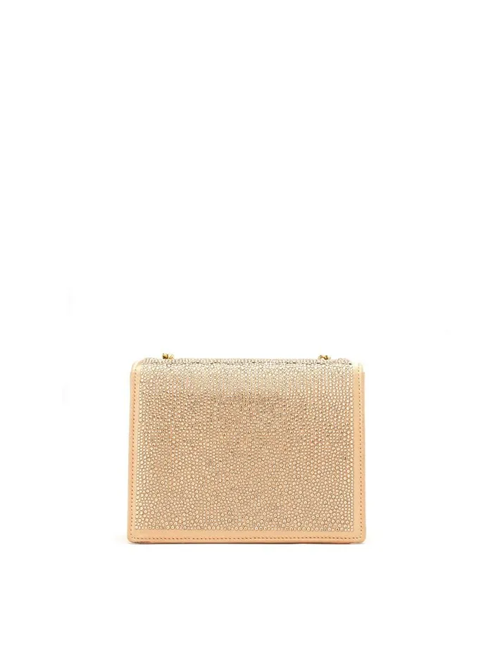Women Handbags Oscar De La Renta Pav Crystal Mini TRO Bag Peach Women Handbags Oscar De La Renta Pav Crystal Mini TRO Bag Peach