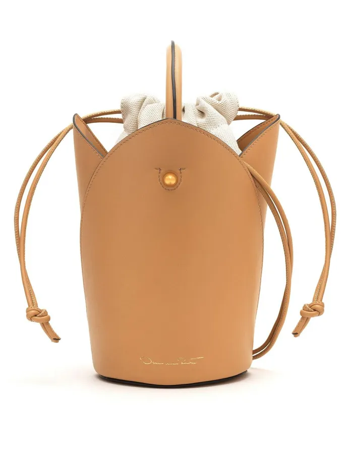 Women Handbags Oscar De La Renta Tulipan Top Handle Bag Almond Women Handbags Oscar De La Renta Tulipan Top Handle Bag Almond