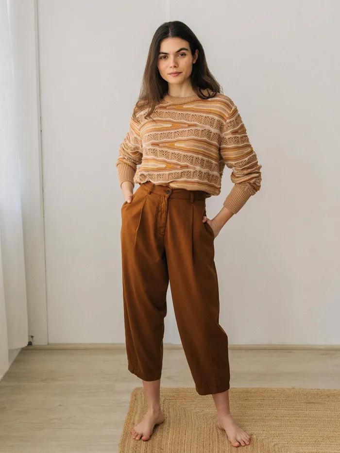 Women Haruku 8211 Old Gold TWOTHIRDS Pants