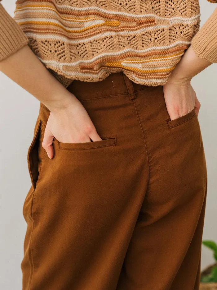Women Haruku 8211 Old Gold TWOTHIRDS Pants