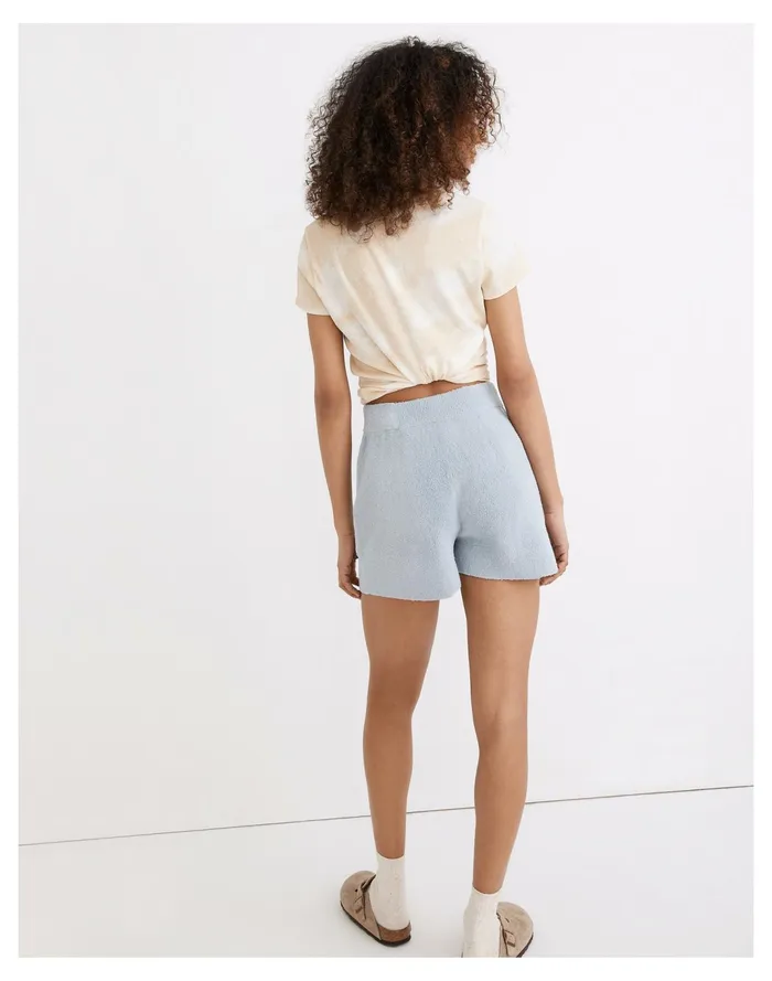 Women Holmden Sweater Shorts Dusty Pool Madewell Sweaters Women Holmden Sweater Shorts Dusty Pool Madewell Sweaters