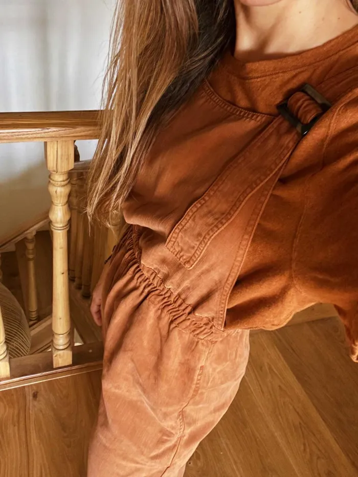 Women Hornos 8211 Umber Brown TWOTHIRDS Jumpsuits