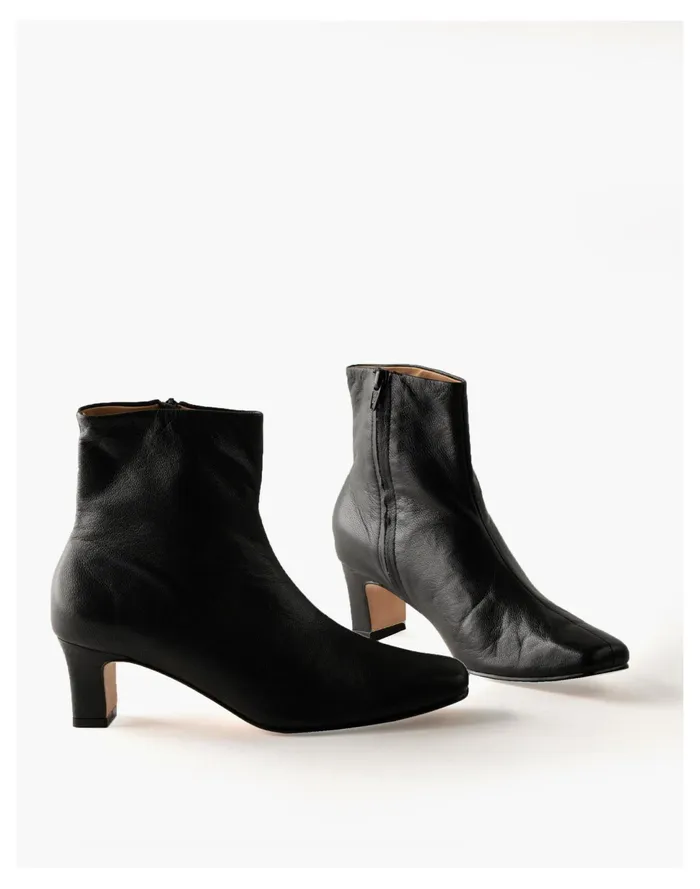 Women HUMA BLANCO Leather Bolena Ankle Boots Coal Madewell Boots Women HUMA BLANCO Leather Bolena Ankle Boots Coal Madewell Boots
