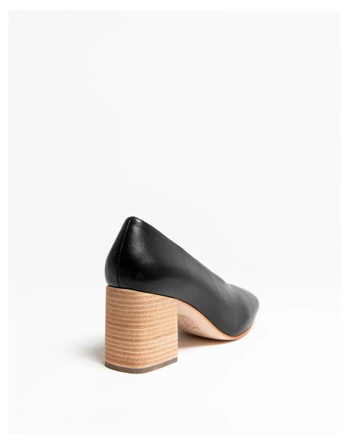 Women HUMA BLANCO Leather Salvador Pumps Coal Madewell Heels Women HUMA BLANCO Leather Salvador Pumps Coal Madewell Heels