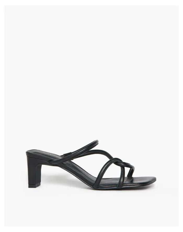 Women INTENTIONALLY BLANK Willow Sandals Black Madewell Heels Women INTENTIONALLY BLANK Willow Sandals Black Madewell Heels