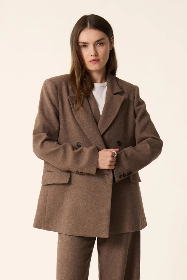 Women Jacket Rosie Marmotte Veste Laine Beige Des Petits Hauts Coats and Jackets