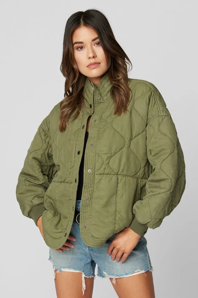 Women Jackets Blank Nyc Burnt Sage Jacket
