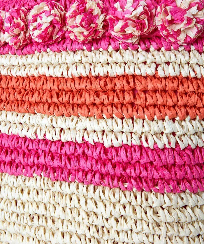 Women Joe Browns Cast Away Paper Straw Bag Pink Multi Women Joe Browns Cast Away Paper Straw Bag Pink Multi