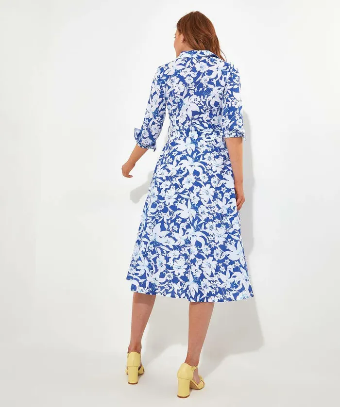 Women Joe Browns Colette Floral Dress Blue Women Joe Browns Colette Floral Dress Blue