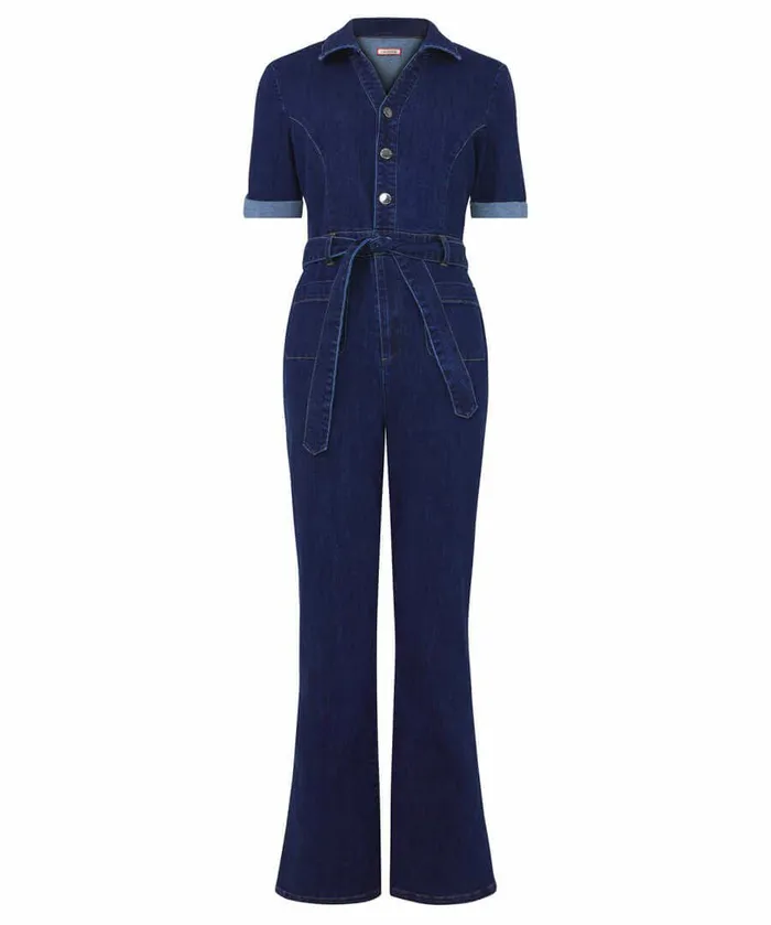 Women Joe Browns Dixie Denim Jumpsuit Blue Women Joe Browns Dixie Denim Jumpsuit Blue