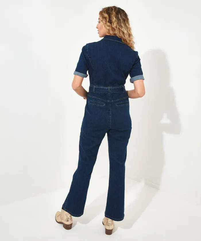Women Joe Browns Dixie Denim Jumpsuit Blue Women Joe Browns Dixie Denim Jumpsuit Blue