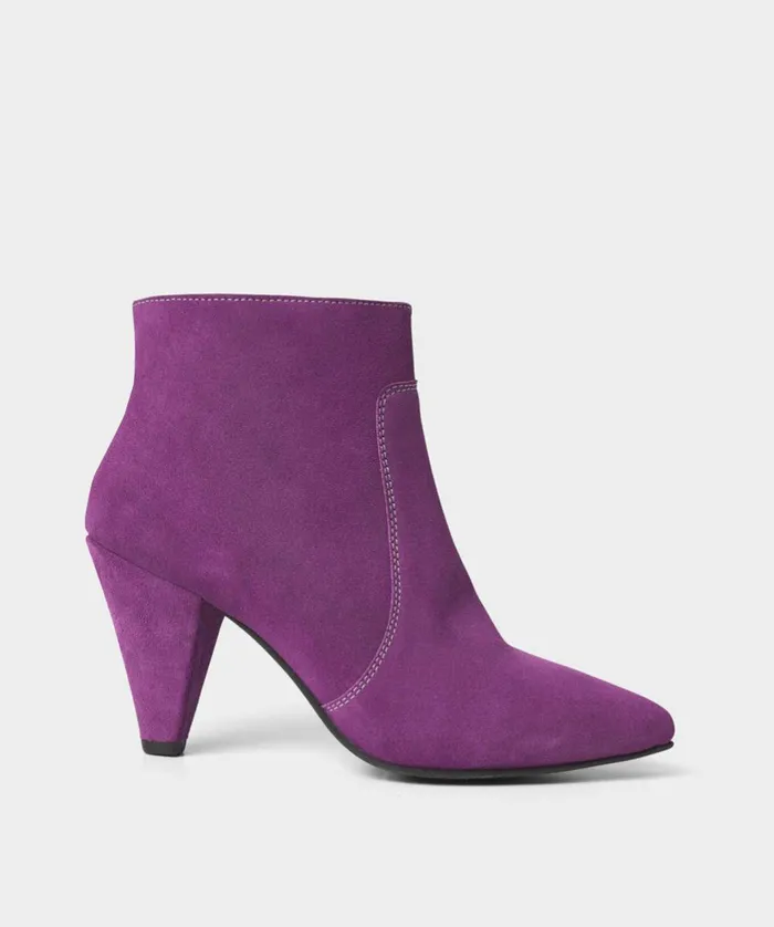 Women Joe Browns I039m Obsessed Suede Bootees Violetblack