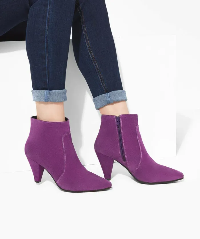 Women Joe Browns I039m Obsessed Suede Bootees Violetblack Women Joe Browns I039m Obsessed Suede Bootees Violetblack