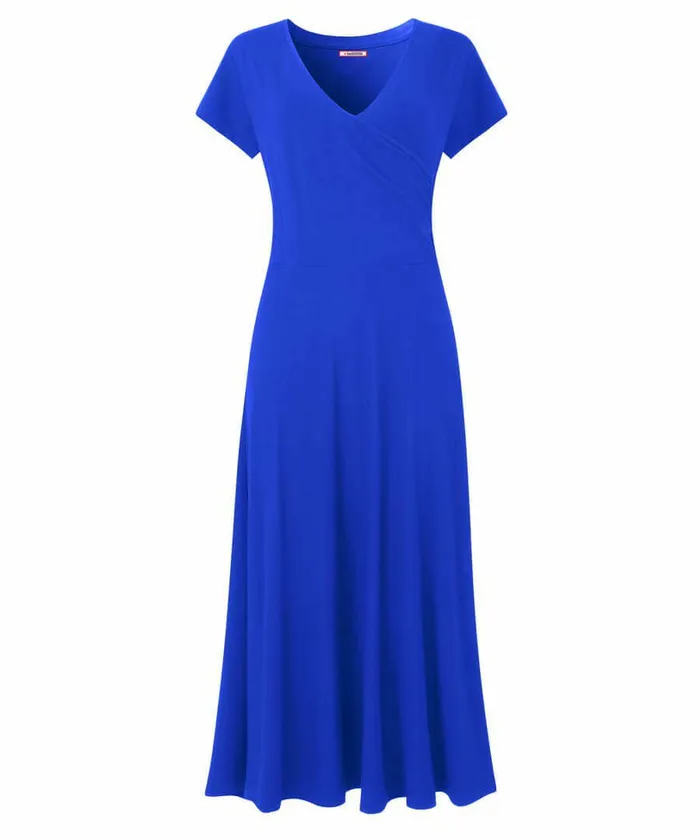 Women Joe Browns Jenna Wrap Dress Cobaltblack Women Joe Browns Jenna Wrap Dress Cobaltblack