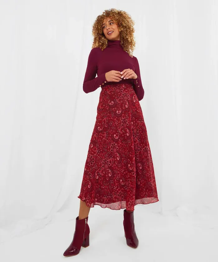 Women Joe Browns Jersey Roll Neck Top Blackberryorangewinter White Women Joe Browns Jersey Roll Neck Top Blackberryorangewinter White