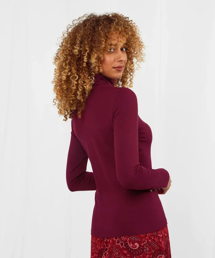 Women Joe Browns Jersey Roll Neck Top Blackberryorangewinter White Women Joe Browns Jersey Roll Neck Top Blackberryorangewinter White