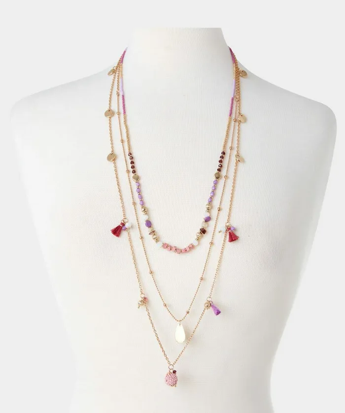 Women Joe Browns Kings Road Necklace Purple