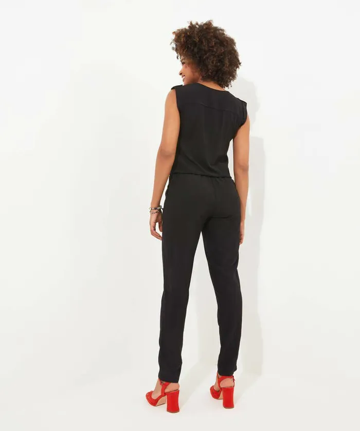 Women Joe Browns Loren Zip Jumpsuit Black Women Joe Browns Loren Zip Jumpsuit Black