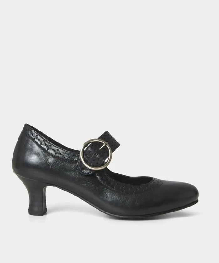 Women Joe Browns Mimi Leather Mary Jane Shoes Black