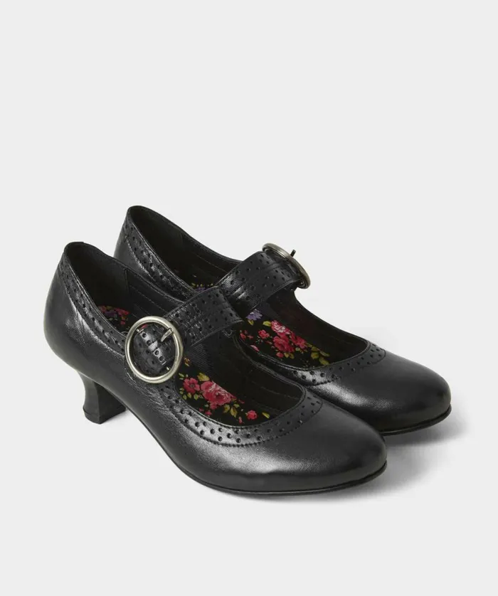 Women Joe Browns Mimi Leather Mary Jane Shoes Black Women Joe Browns Mimi Leather Mary Jane Shoes Black