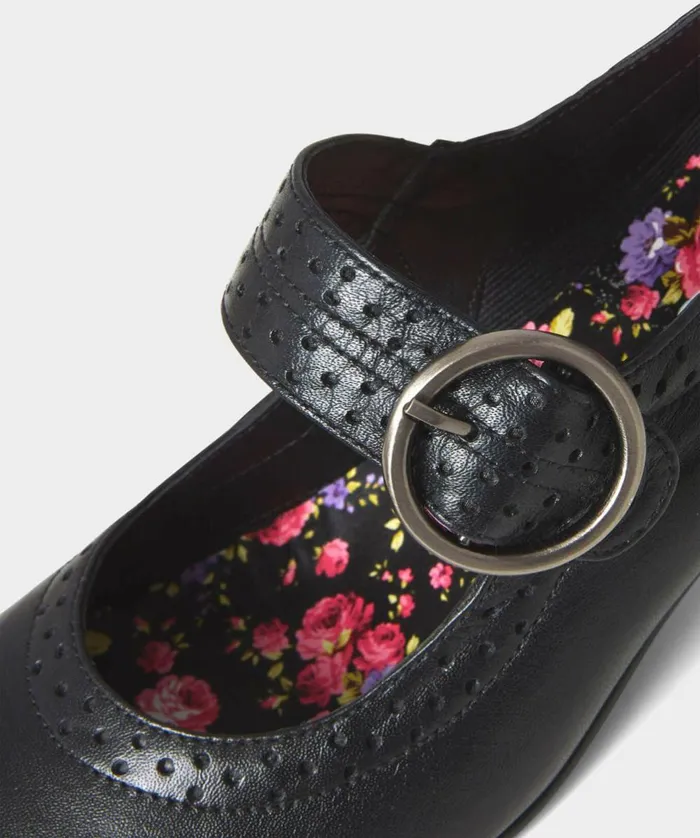 Women Joe Browns Mimi Leather Mary Jane Shoes Black Women Joe Browns Mimi Leather Mary Jane Shoes Black