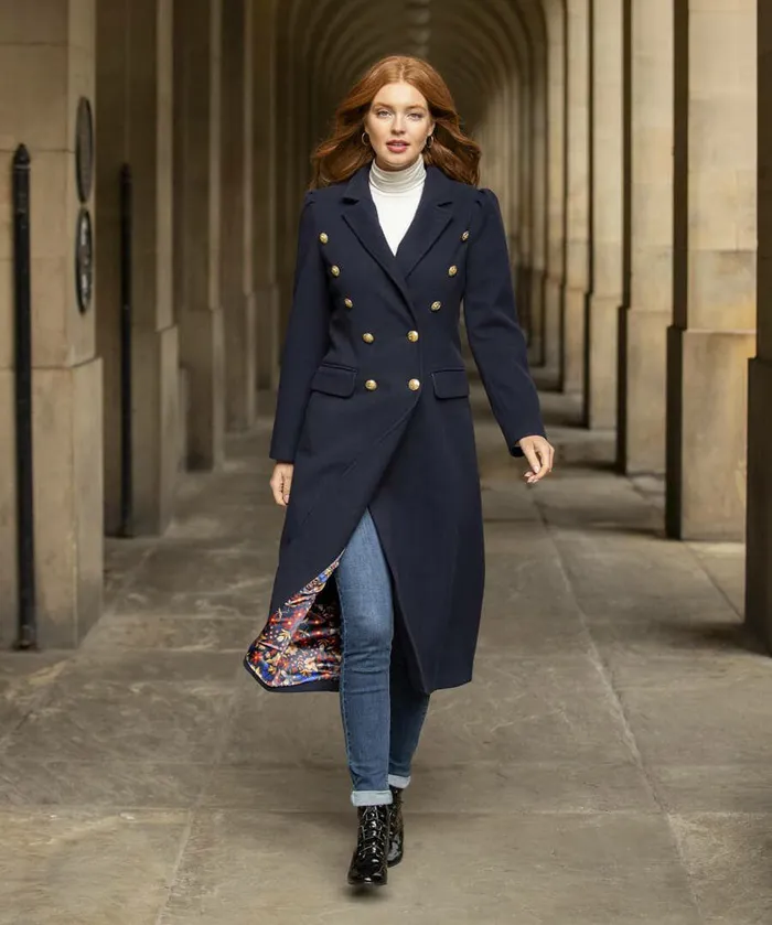 Women Joe Browns Must Have Military Coat Navy Women Joe Browns Must Have Military Coat Navy