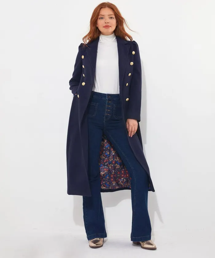 Women Joe Browns Must Have Military Coat Navy Women Joe Browns Must Have Military Coat Navy