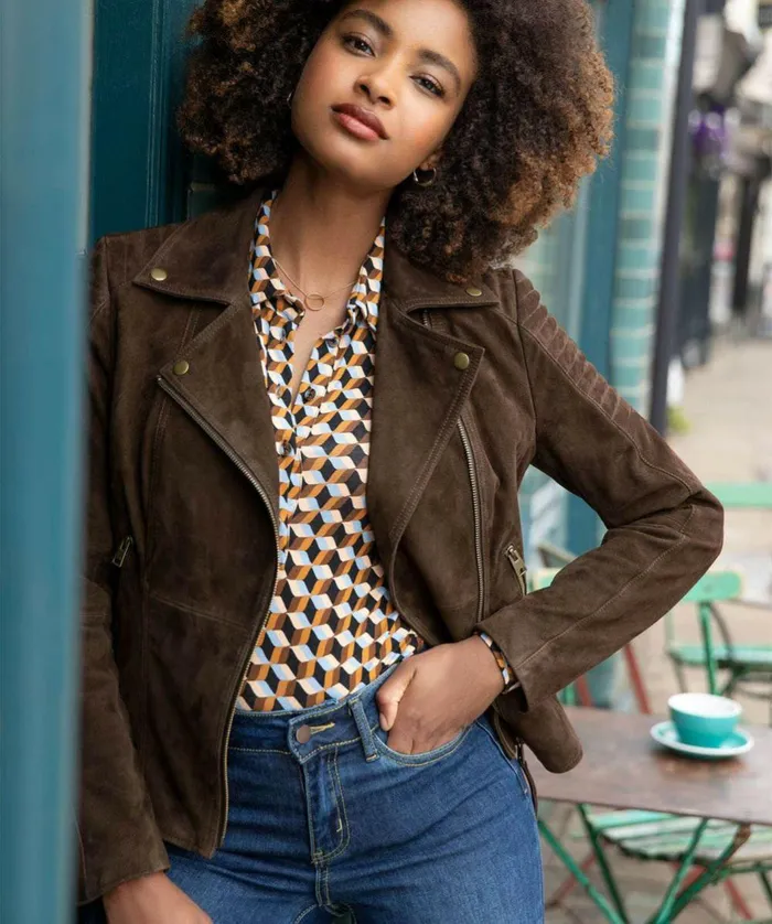 Women Joe Browns Sensational Suede Jacket Chocolate Brown Women Joe Browns Sensational Suede Jacket Chocolate Brown