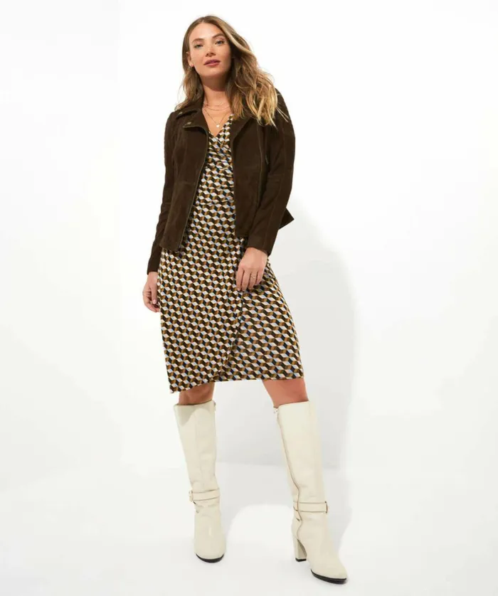 Women Joe Browns Sensational Suede Jacket Chocolate Brown Women Joe Browns Sensational Suede Jacket Chocolate Brown