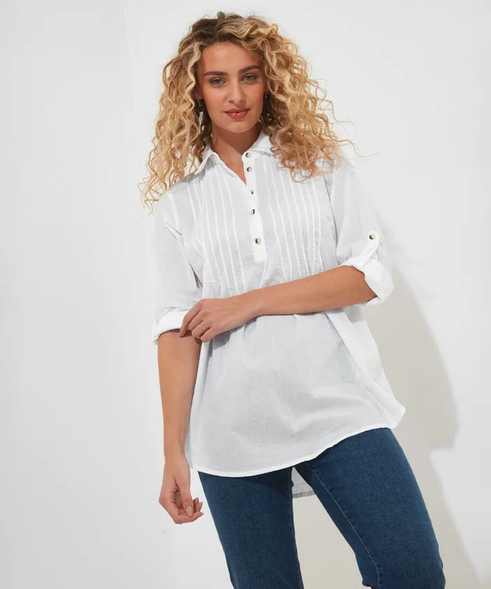 Women Joe Browns Simon039s Summer Longline Blouse White