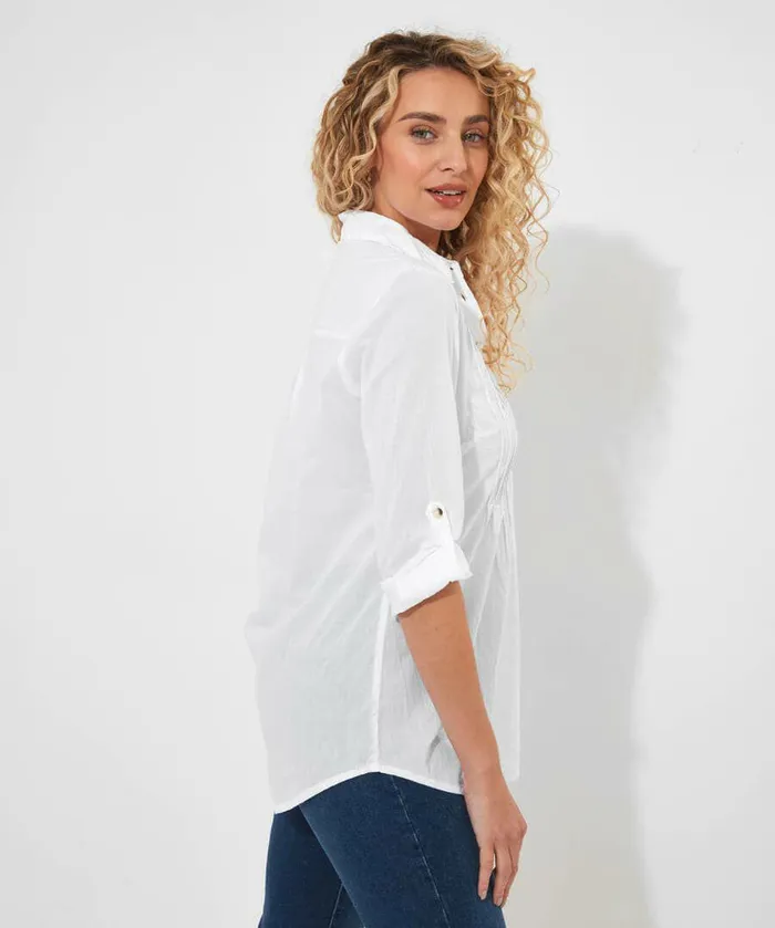 Women Joe Browns Simon039s Summer Longline Blouse White Women Joe Browns Simon039s Summer Longline Blouse White