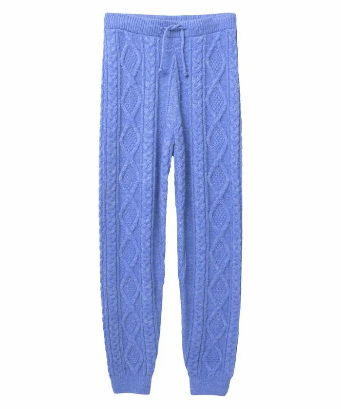 Women Joe Browns Sloe Joes Cable Knit Trousers Blue Women Joe Browns Sloe Joes Cable Knit Trousers Blue