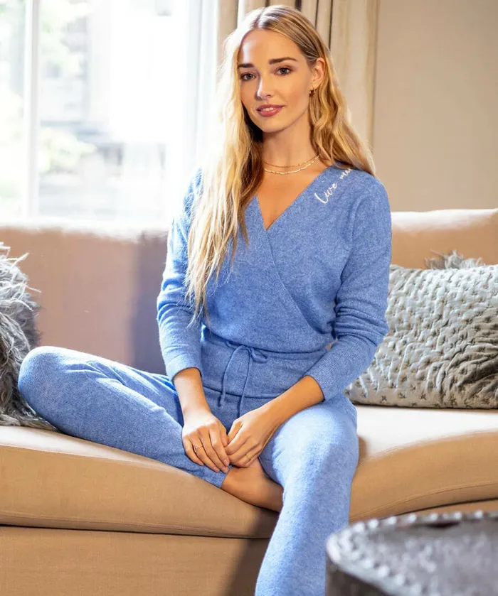 Women Joe Browns Sloe Joes Cosy Jumpsuit Blue Women Joe Browns Sloe Joes Cosy Jumpsuit Blue