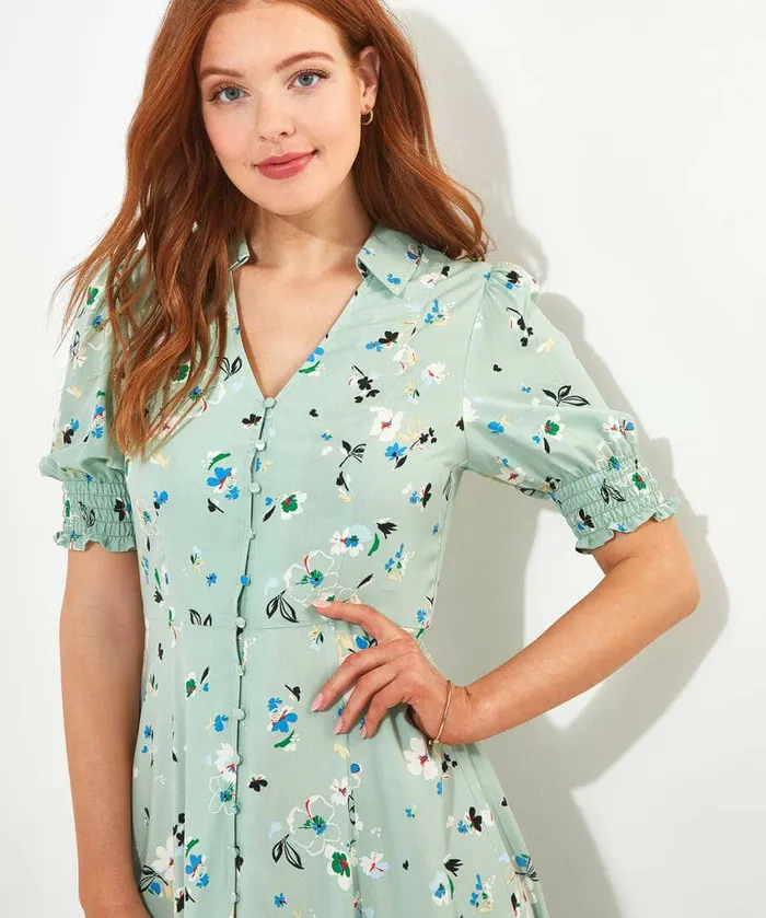 Women Joe Browns Sylvie Tea Dress Green Women Joe Browns Sylvie Tea Dress Green