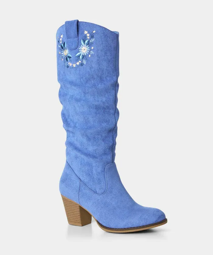 Women Joe Browns The Blue Tall Slouch Boots Blue Women Joe Browns The Blue Tall Slouch Boots Blue